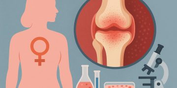 Medical research on women’s rheumatic disease risk, clinical analysis, and hormone factors.